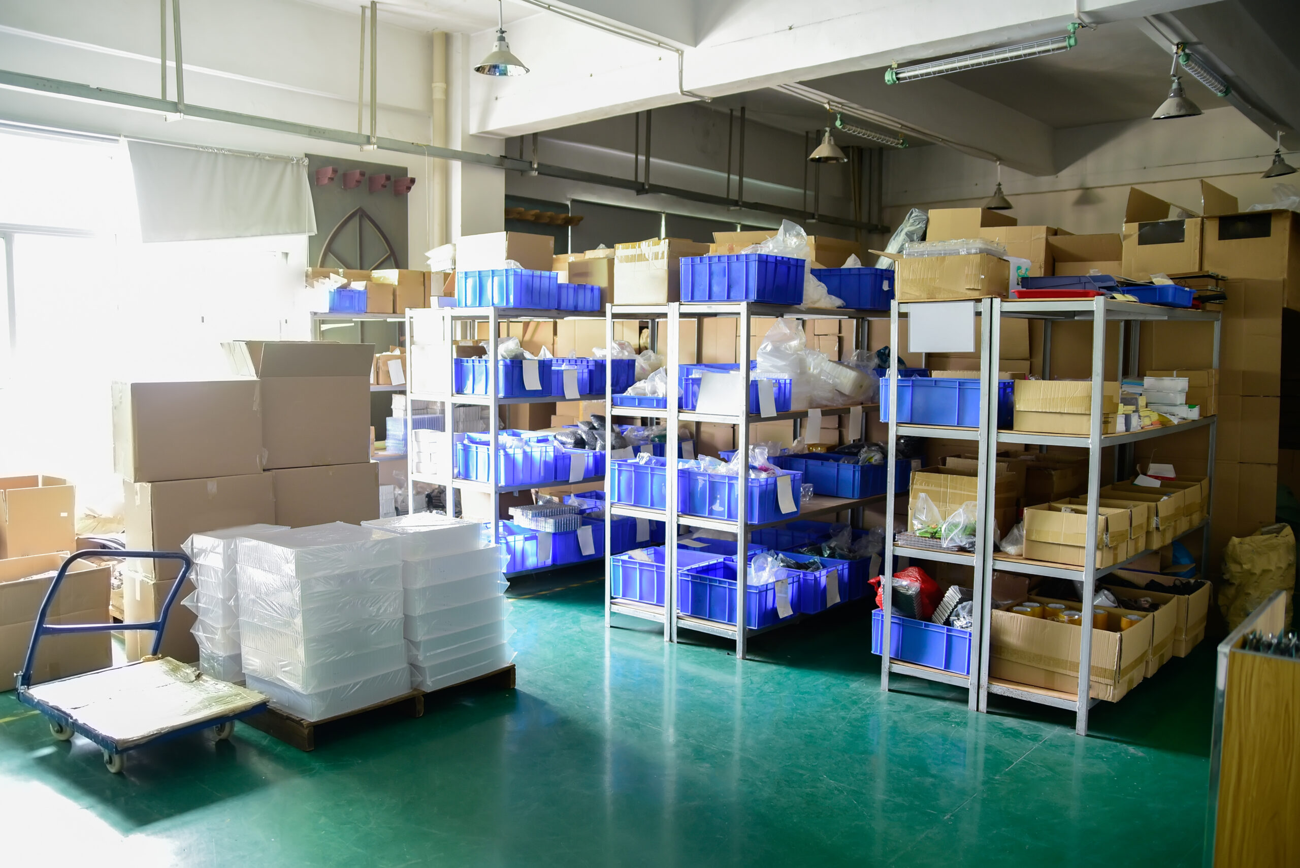 View,On,Empty,Warehouse,Of,Small,Factory